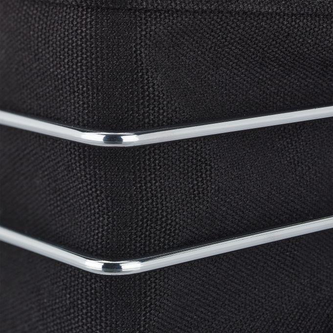 Корзина для хлеба сервировочная Relaxdays нержавеющая сталь и лен стильный дизайн 105x23 см - фото 8