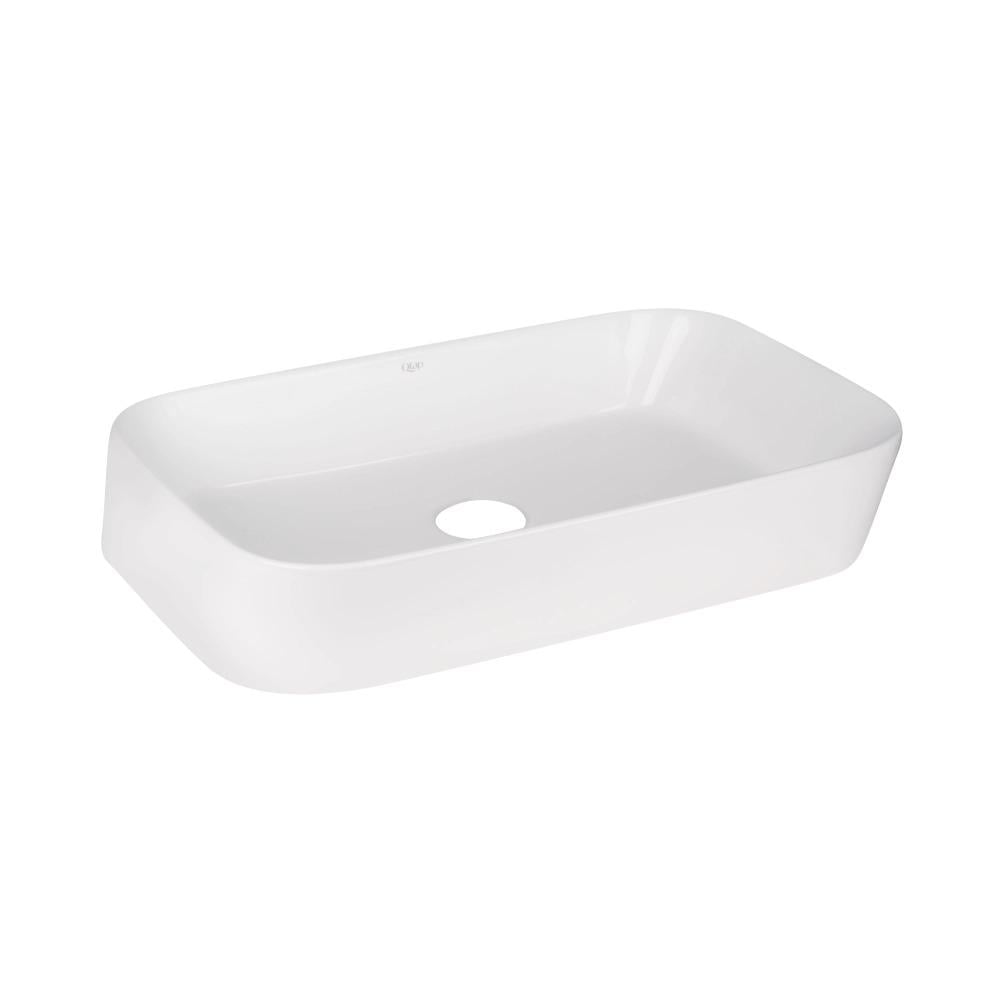 Умивальник Qtap Scorpio QT14112243W накладний 550х390х120 мм White