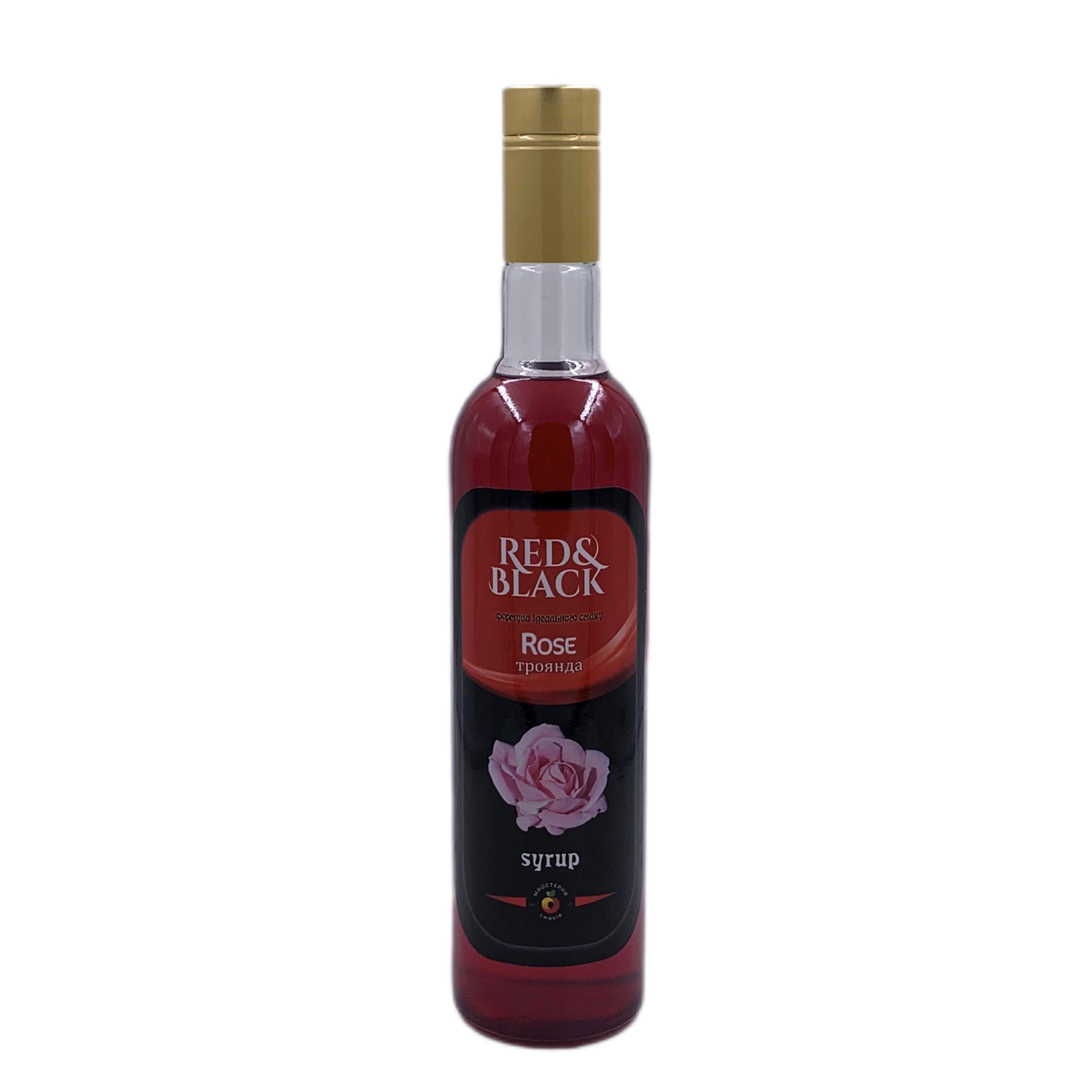 Сироп Red&Black Роза 0,7 л (770010764)