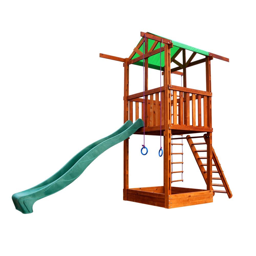Детский игровой комплекс SportBaby Babyland-1 410х160х320 см Разноцветный (973632867)