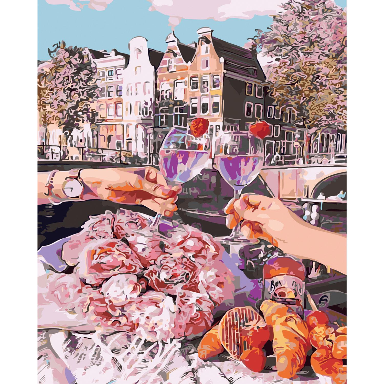 Картина по номерам Strateg Исходящий пикник 40х50 см (SY6148)