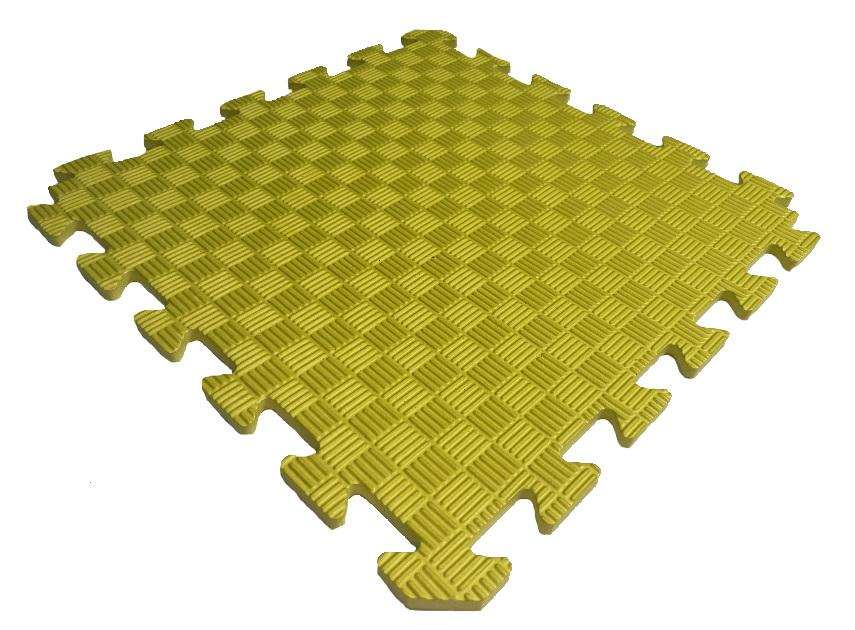 Мат-татами ласточкин хвост эва 100х100х1,2 см Желтый (7490) Мат-татами ласточкин хвост эва 100х100х1,2 см Желтый (7490)