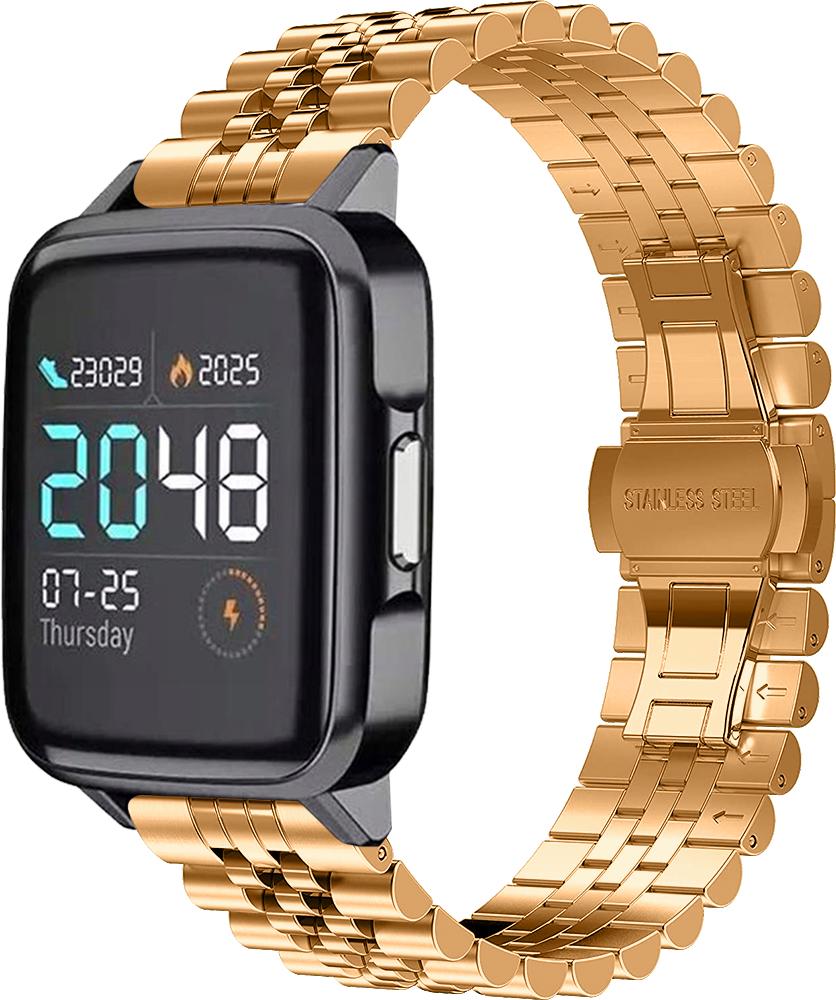 Браслет металлический Stech для Haylou Smart Watch 2 (LS02) Rose Gold (26979-27) Браслет металлический Stech для Haylou Smart Watch 2 (LS02) Rose Gold (26979-27)