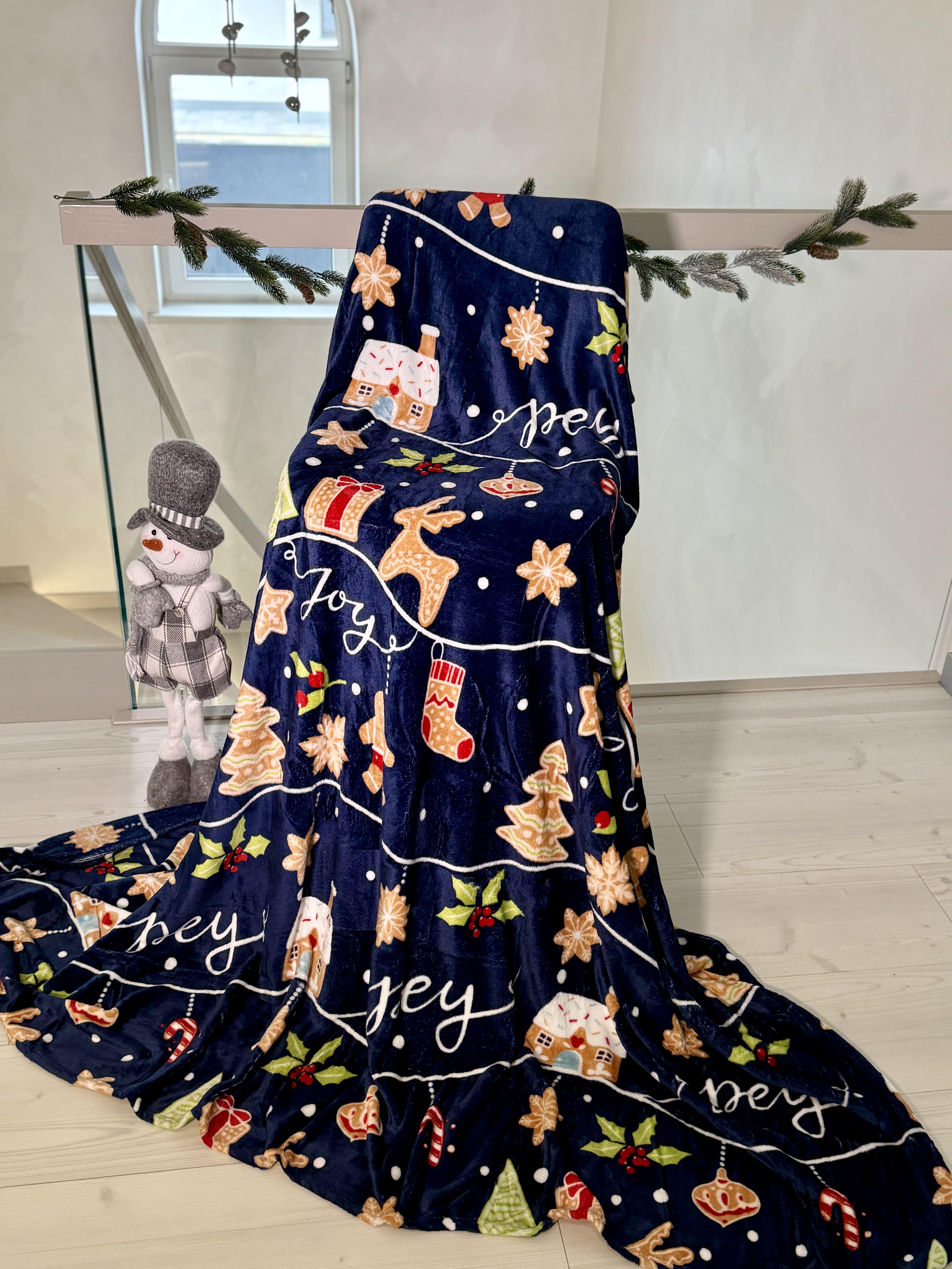 Плед велюр Ночь перед Рождеством 200х230 см (14073)