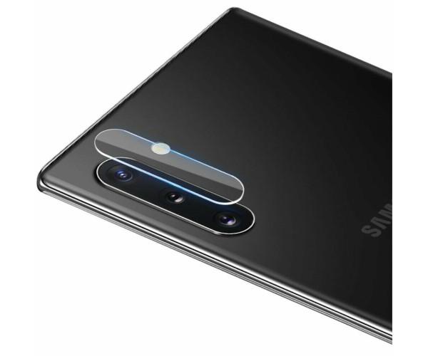 Противоударная гидрогелевая пленка Hydrogel Film для Samsung Galaxy Note 10 на камеру 3 шт, Transparent