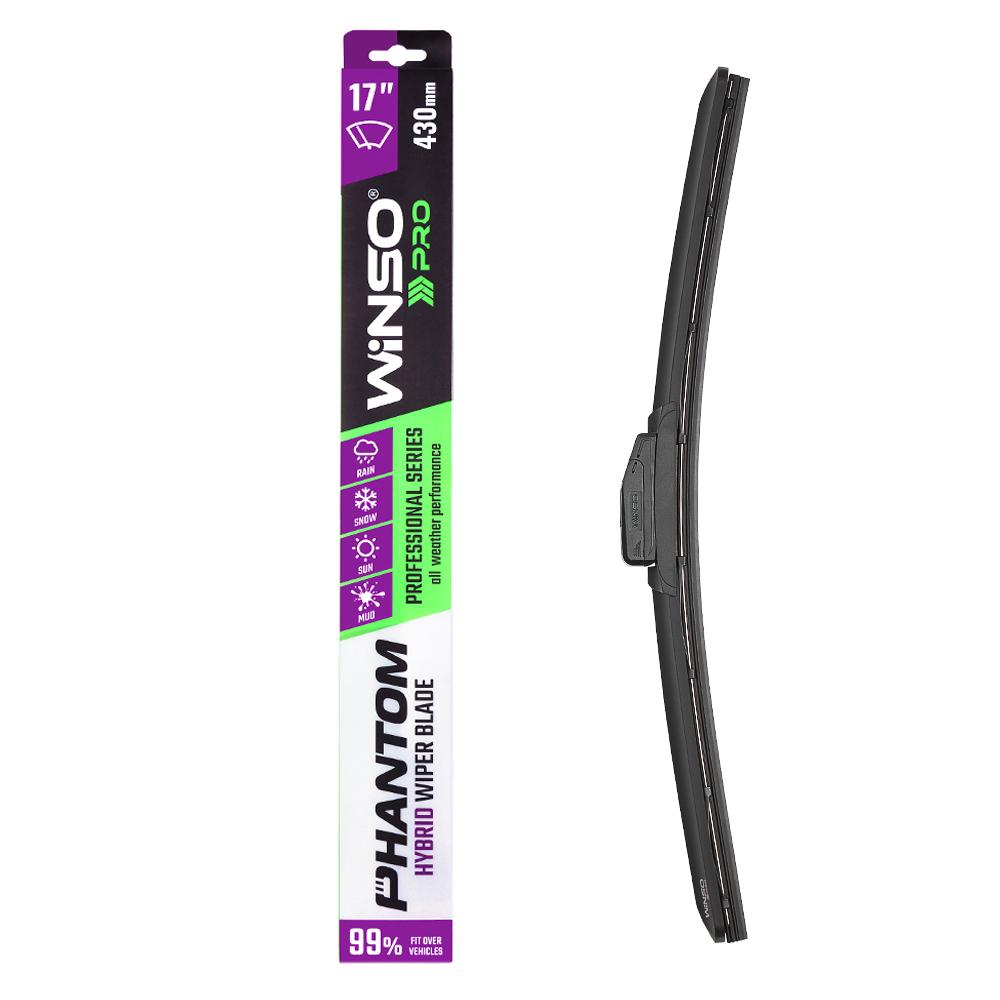 Щетка стеклоочистителя гибридная WINSO Pro Phantom 17/430 мм (118430)