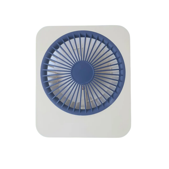 Настольный вентилятор Fan от сети USB Сине-белый (M5-BE)