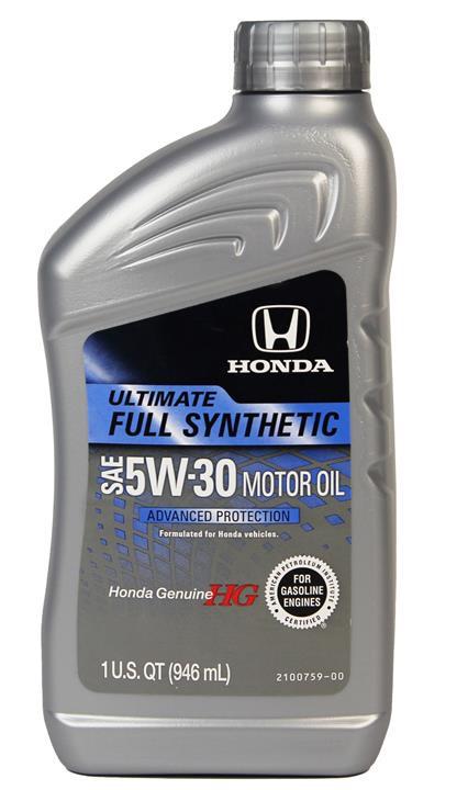 Моторное масло Honda HG Ultimate Synthetic 5W-30 0,95 л (168)