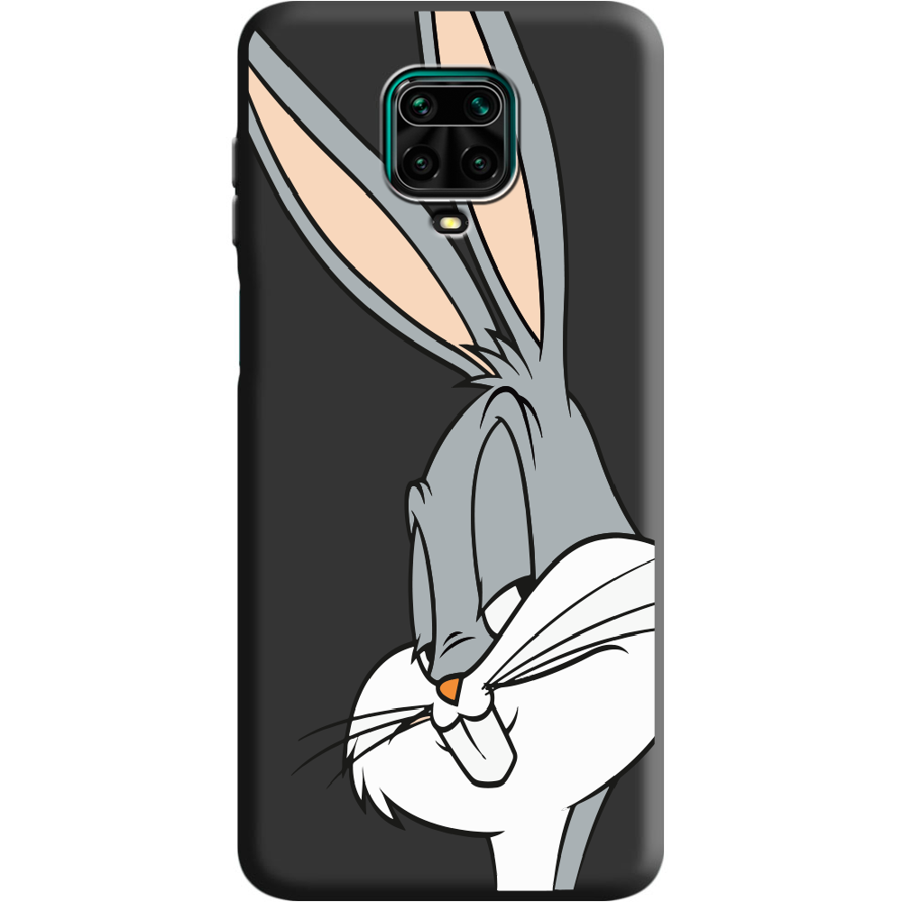 Чехол Boxface Xiaomi Redmi Note 9S Lucky Rabbit Черный силикон (39475-bk81-39914)