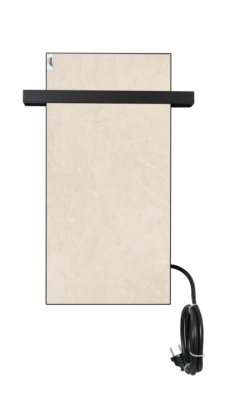 Полотенцесушитель электрический Heats с терморегулятором 200 Вт Бежевый (14138156)