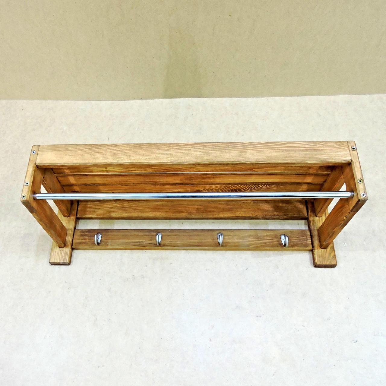 Вешалка для одежды из дерева Эдмонтон Мускат (ВДО-000607)