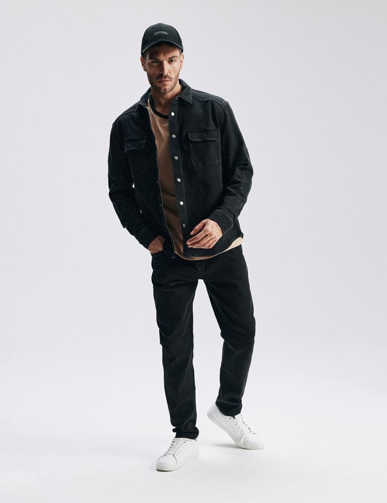 Джинси чоловічі Diverse BASE BLACKS р. 33/34 Чорний (5905384090546) - фото 5