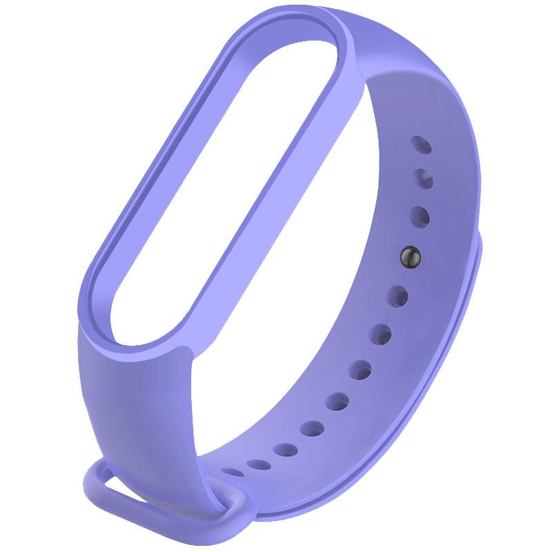 Ремінець силіконовий для Xiaomi Mi Band 5/6 Бузковий/Elegant Purple (00000037249_38)