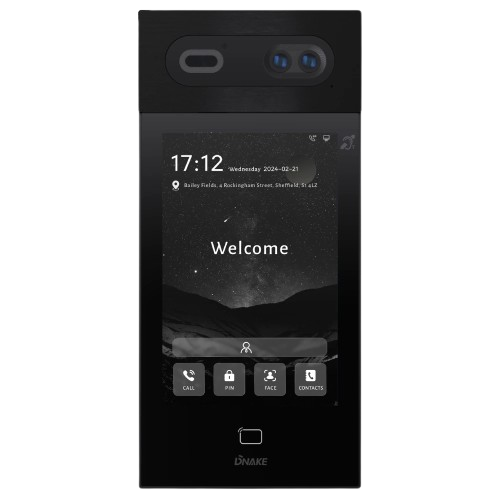 Панель вызова с камерой Dnake S617 IP65 POE+ Черный (31330544)