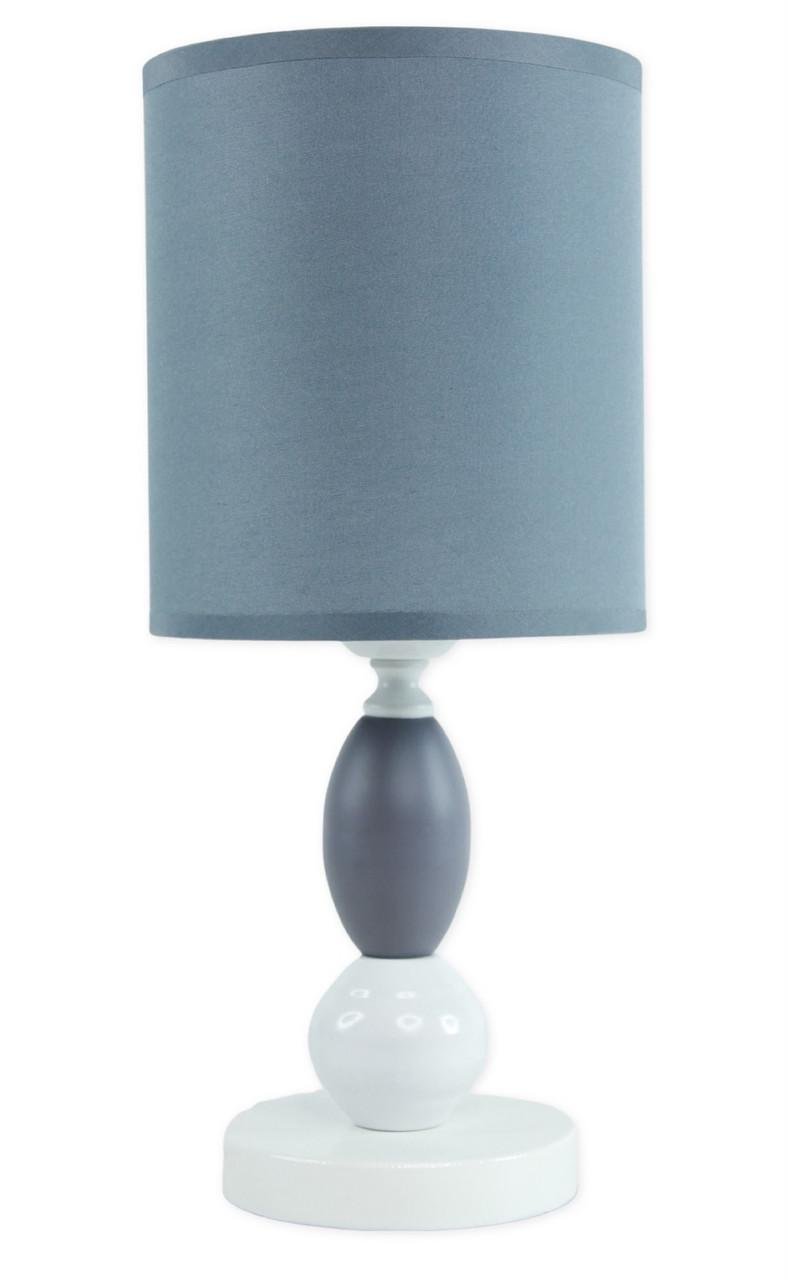 Лампа деревянная настольная SVLIGHT 329 с абажуром Серый Лампа деревянная настольная SVLIGHT 329 с абажуром Серый