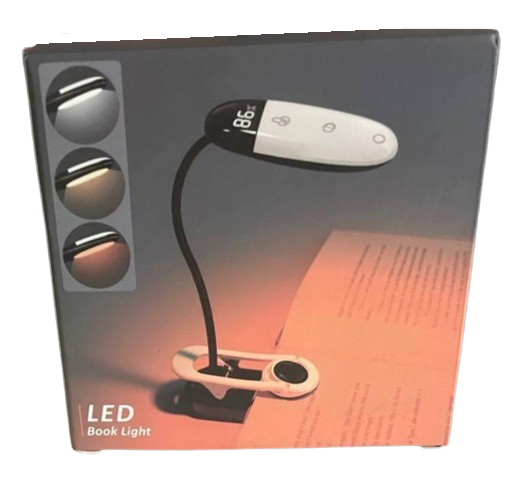 Лампа аккумуляторная для чтения 3 режима/5 уровней освещения (03738СК)