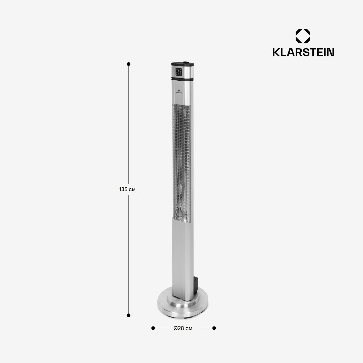 Інфрачервоний обігрівач Blumfeldt Heat Guru 2000 Вт (10033692) - фото 6