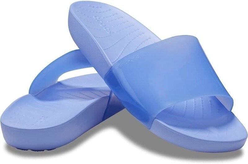 Шльопанці жіночі утеплені Crocs Slide Splash Moon Jelly р. 39-40 Синій (11595) - фото 1 Шльопанці жіночі утеплені Crocs Slide Splash Moon Jelly р. 39-40 Синій (11595) - фото 1