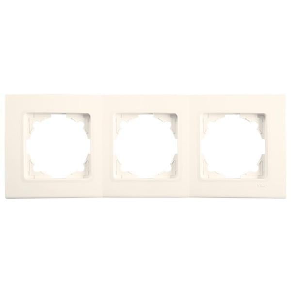 Рамка трехместная Viko Linnera Кремовой (00000012831) Рамка трехместная Viko Linnera Кремовой (00000012831)