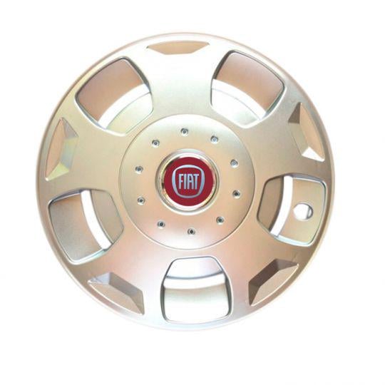 Автомобильные колпаки SKS 404 R16 с логотипом Fiat 4 шт. Серебристый