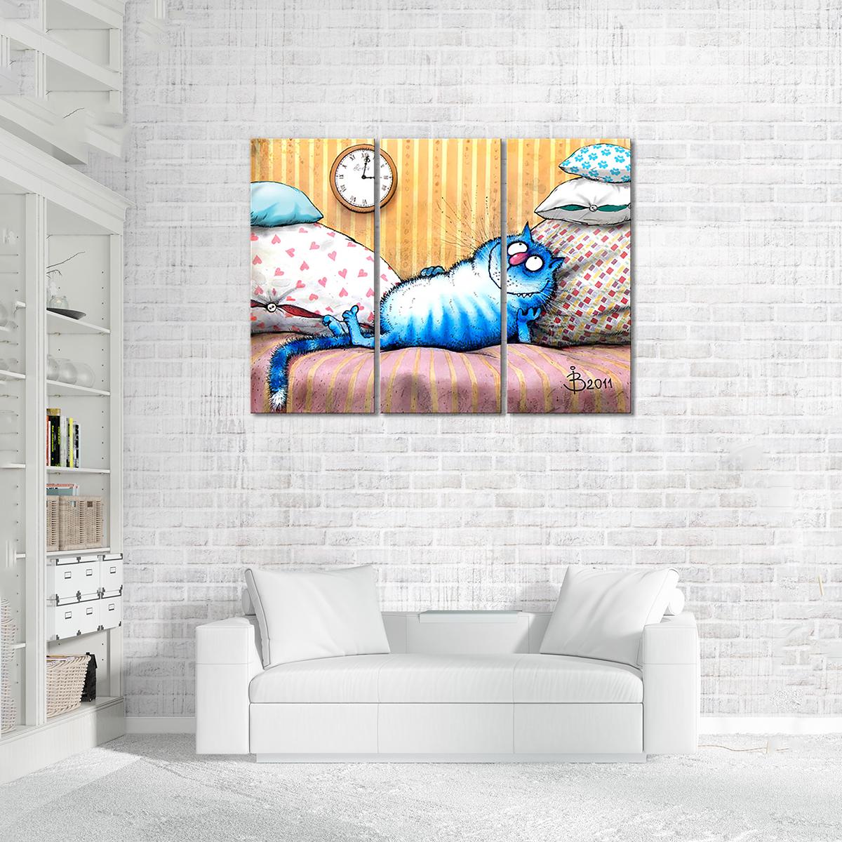 Модульная картина Повелитель времени 3 модуля 90x135 см