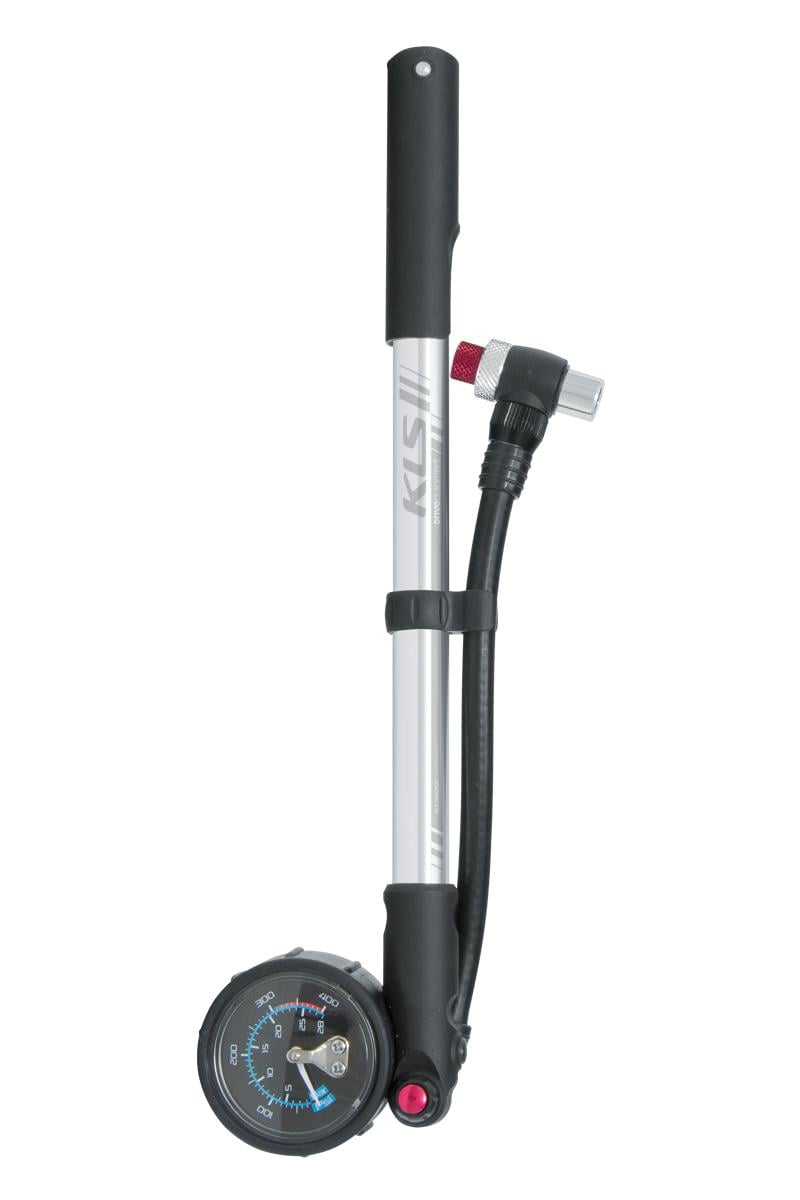 Насос компактный алюминиевый для вилок и амортизаторов KLS Shocker
