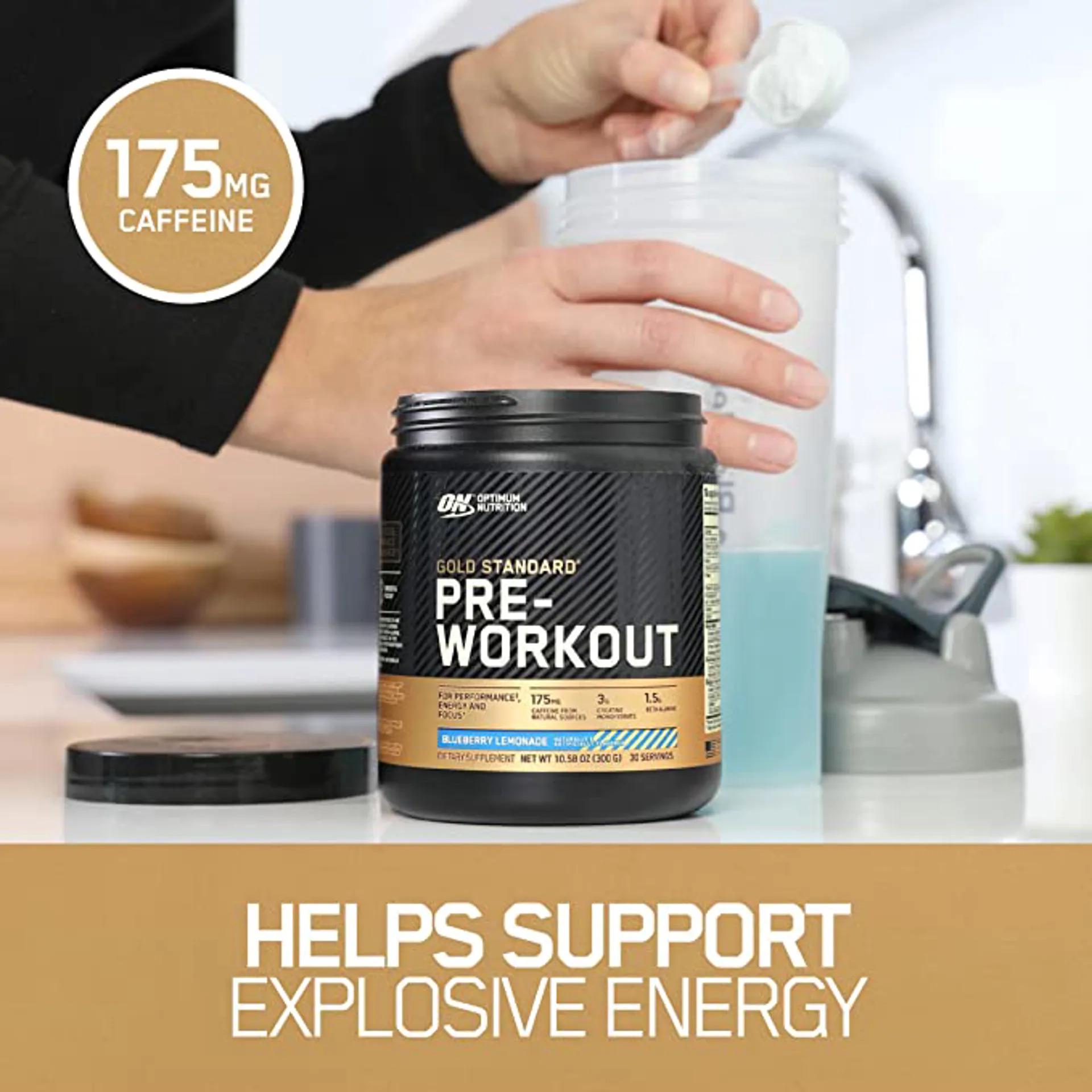 Передтренувальний комплекс Optimum Nutrition Pre Workout Blue Raspberry 330 г - фото 3