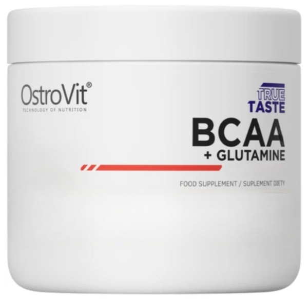 Аминокислоты ВСАА с глютамином Ostrovit BCAA/Glutamine 200 г Грейпфрут