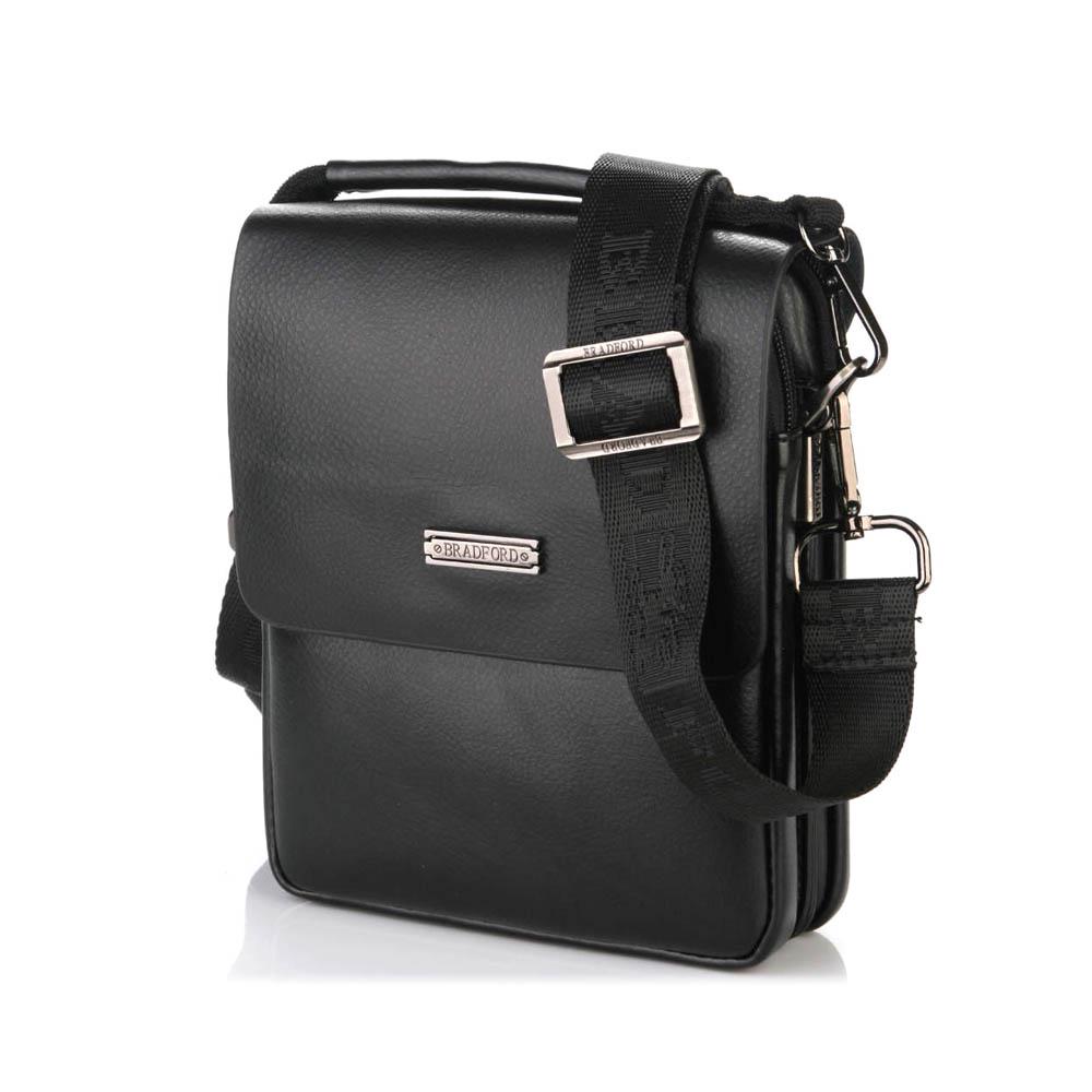 Сумка мужская Edwards 16х6х21 см Black (118422)