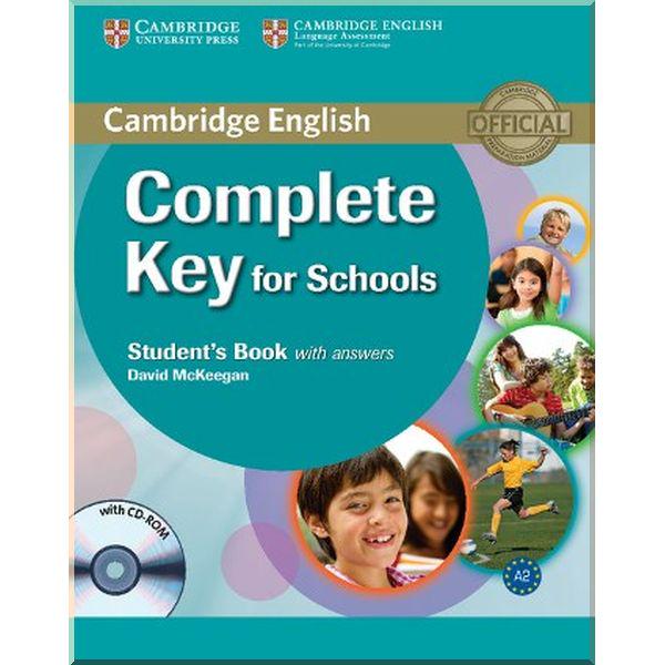 Книга David McKeegan "Complete Key for Schools Student's Book with answers and CD-ROM" (ISBN:9780521124713)