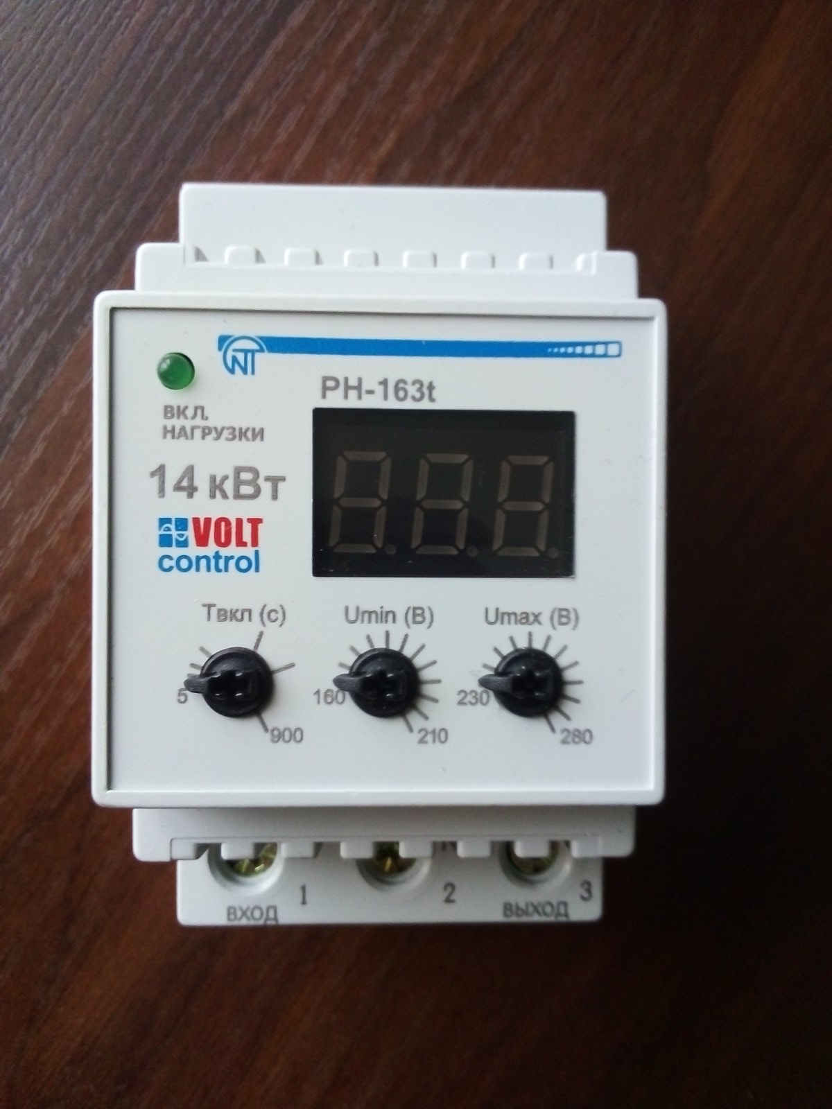 Реле захисту та контролю напруги Novatek-Electro РН-163Т Volt Control 63 А - фото 5 Реле захисту та контролю напруги Novatek-Electro РН-163Т Volt Control 63 А - фото 5