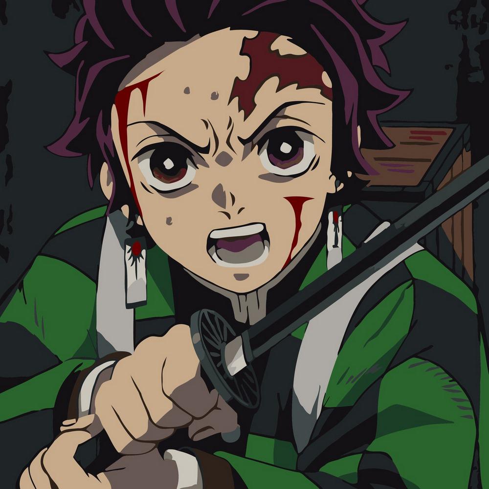 Картина за номерами ART CRAFT Клинок 30x30 см Різнокольоровий (PM-194-K-1005)