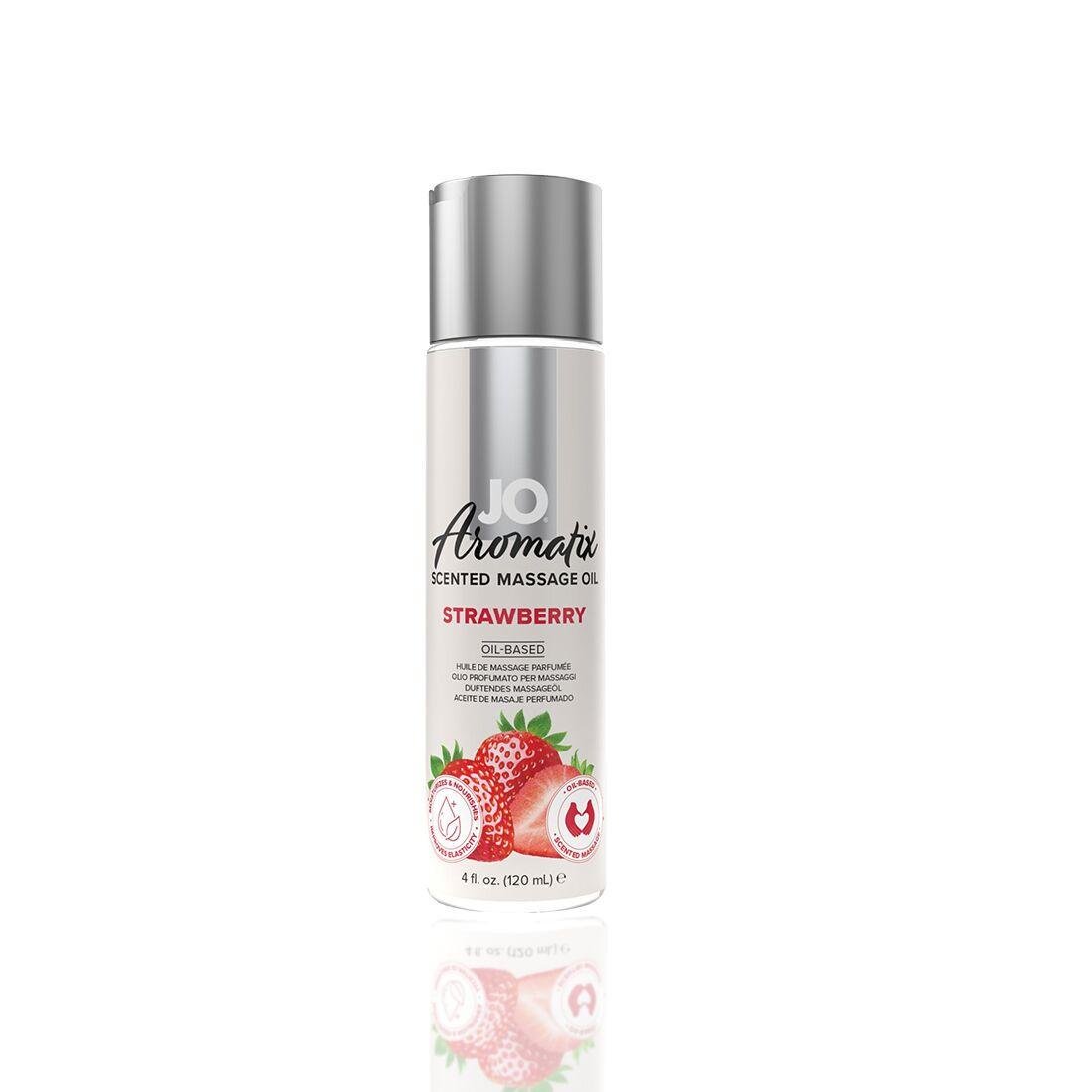 Масло массажное System Jo Aromatix Massage Oil Strawberry 120 мл