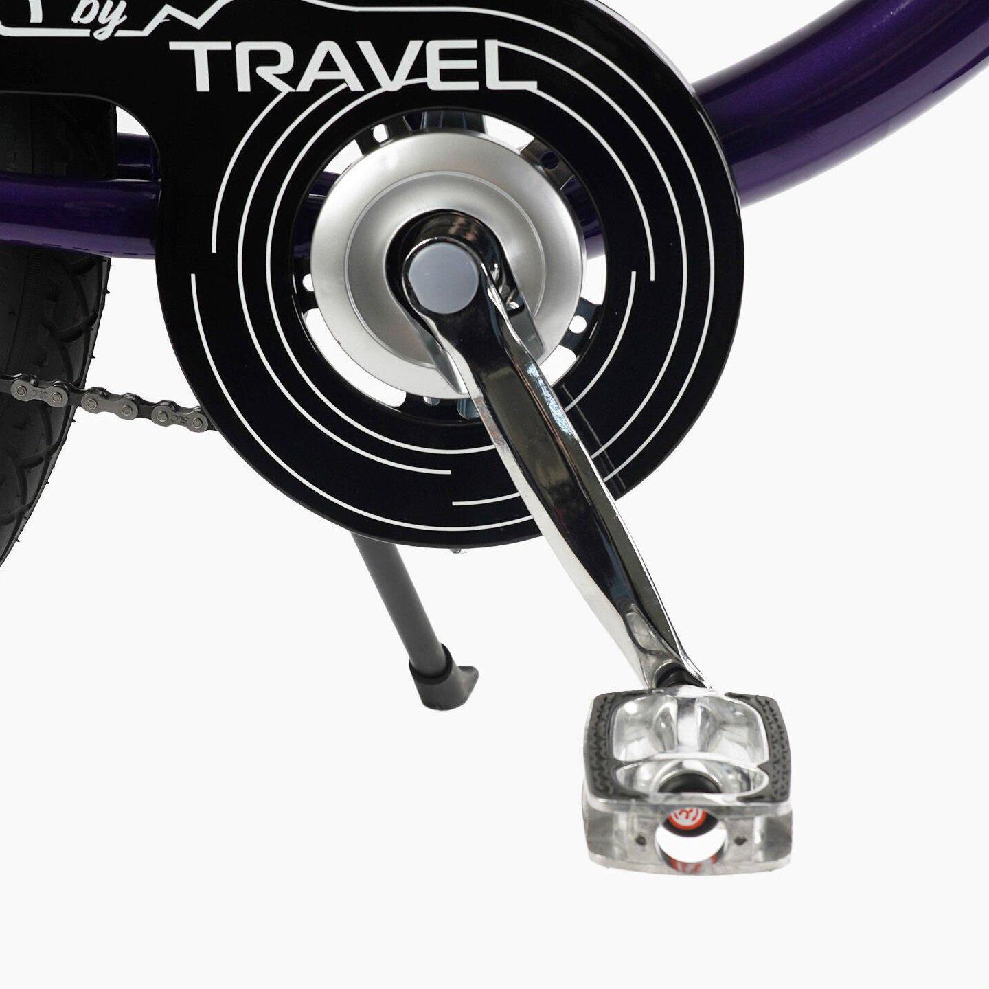 Велосипед городской Corso Travel с корзиной и багажником рама 16,5/26" Фиолетовый - фото 5 Велосипед городской Corso Travel с корзиной и багажником рама 16,5/26" Фиолетовый - фото 5