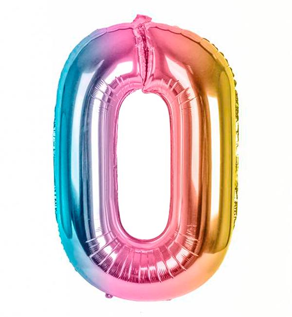 Шарик Цифра "0" 80 см
