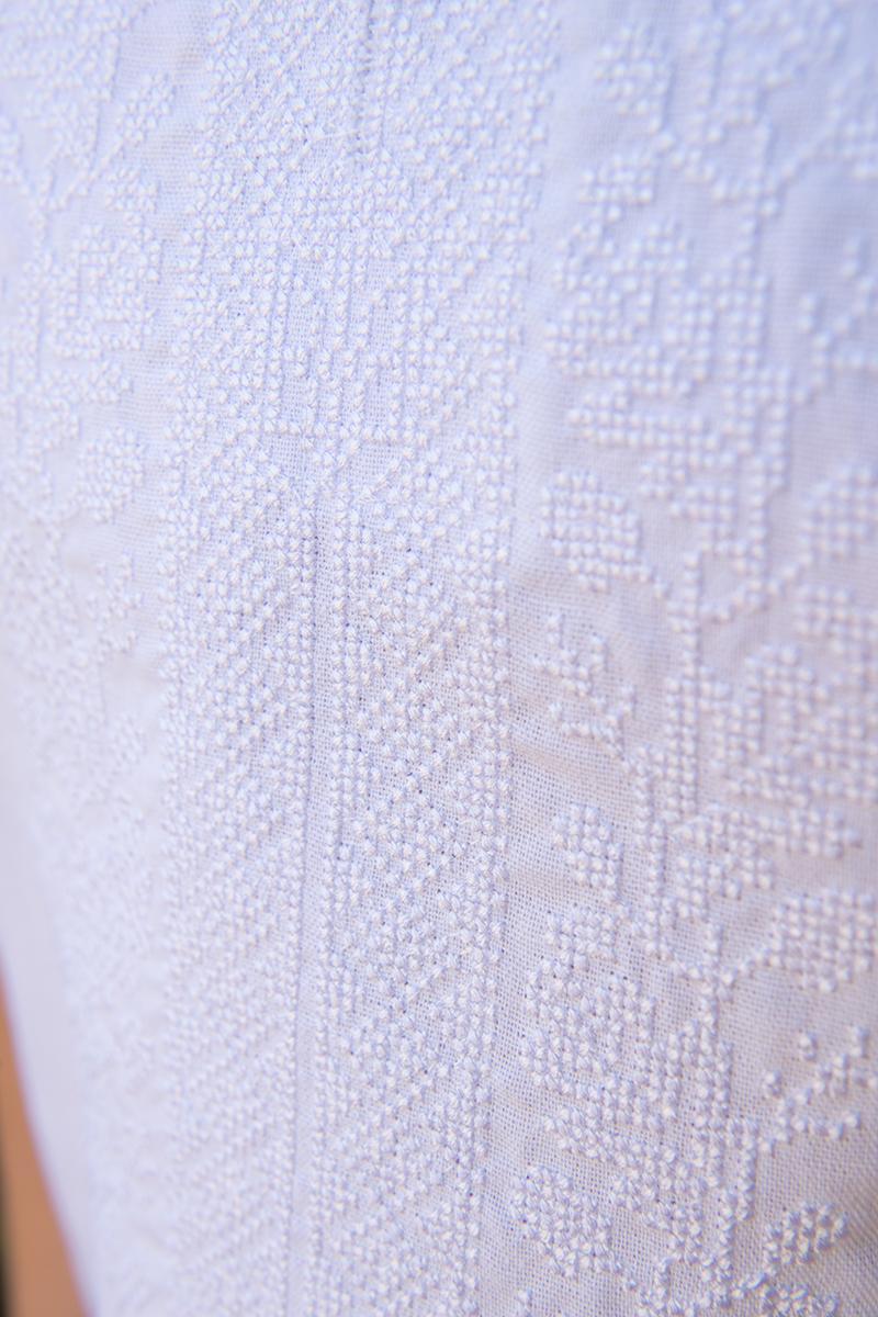 Вышиванка на мальчика с коротким рукавом 92 см Белый (2318633459) - фото 4