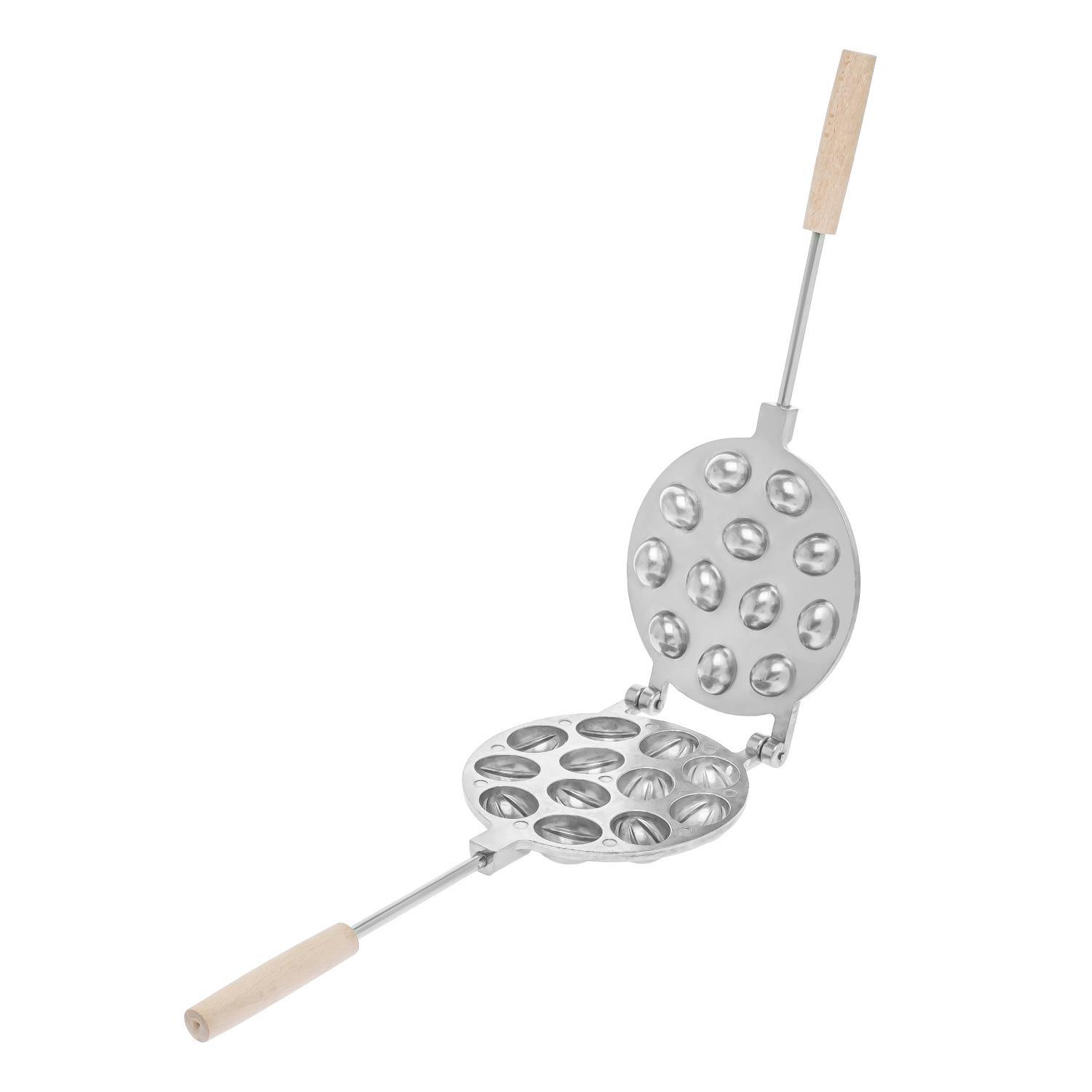 Форма для выпекания орешков ХЕАЗ на 12 половинок орехов со съемными ручками (87441) - фото 7 Форма для выпекания орешков ХЕАЗ на 12 половинок орехов со съемными ручками (87441) - фото 7