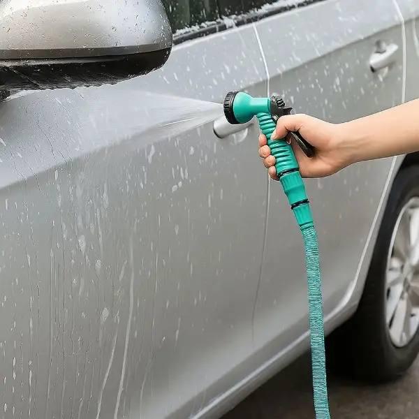 Гибкий шланг для полива EXPANDABLE GARDEN HOSE 15 м растягивающийся с распылителем 7 режимов - фото 7 Гибкий шланг для полива EXPANDABLE GARDEN HOSE 15 м растягивающийся с распылителем 7 режимов - фото 7