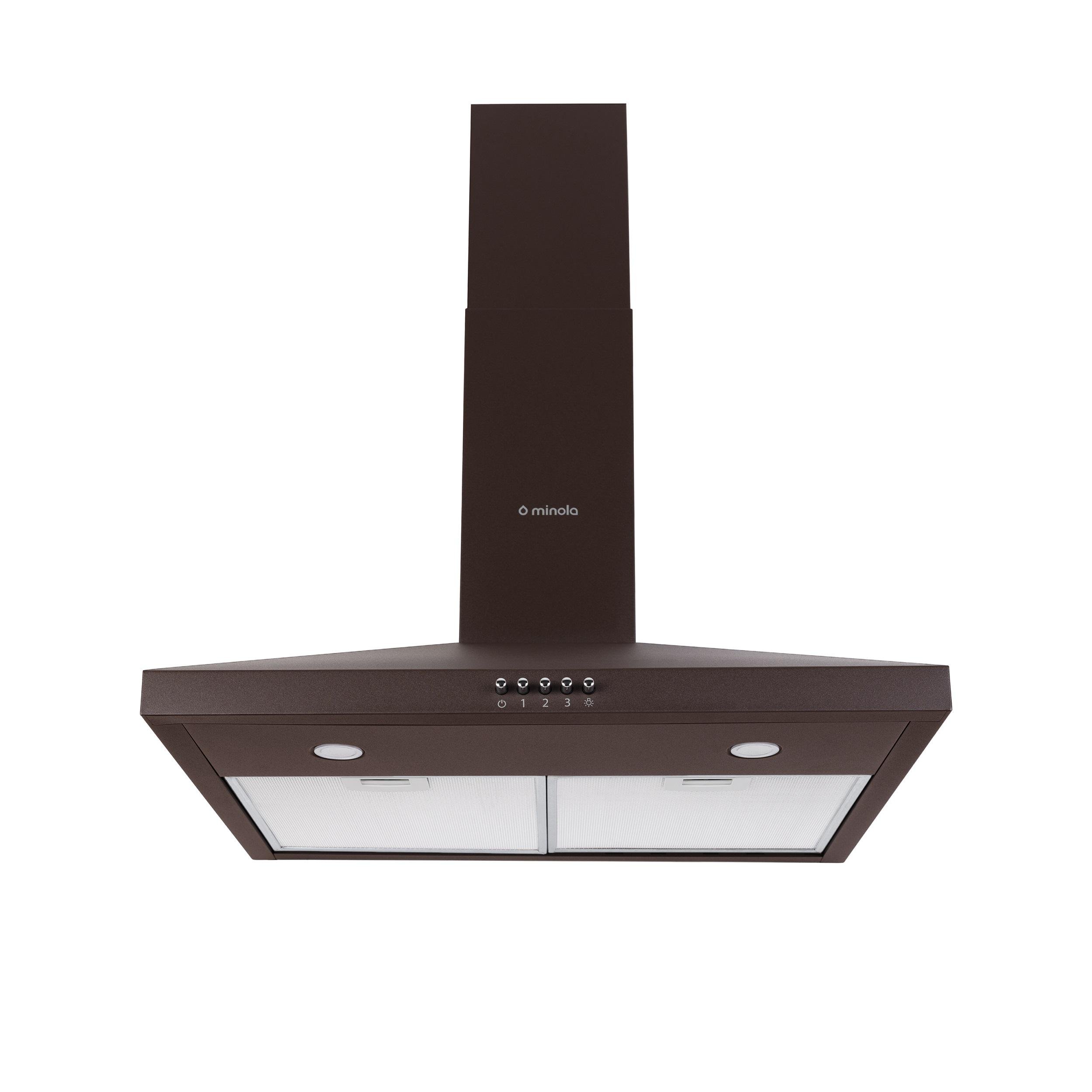 Вытяжка купольная Minola HK 6212 BR 700 LED