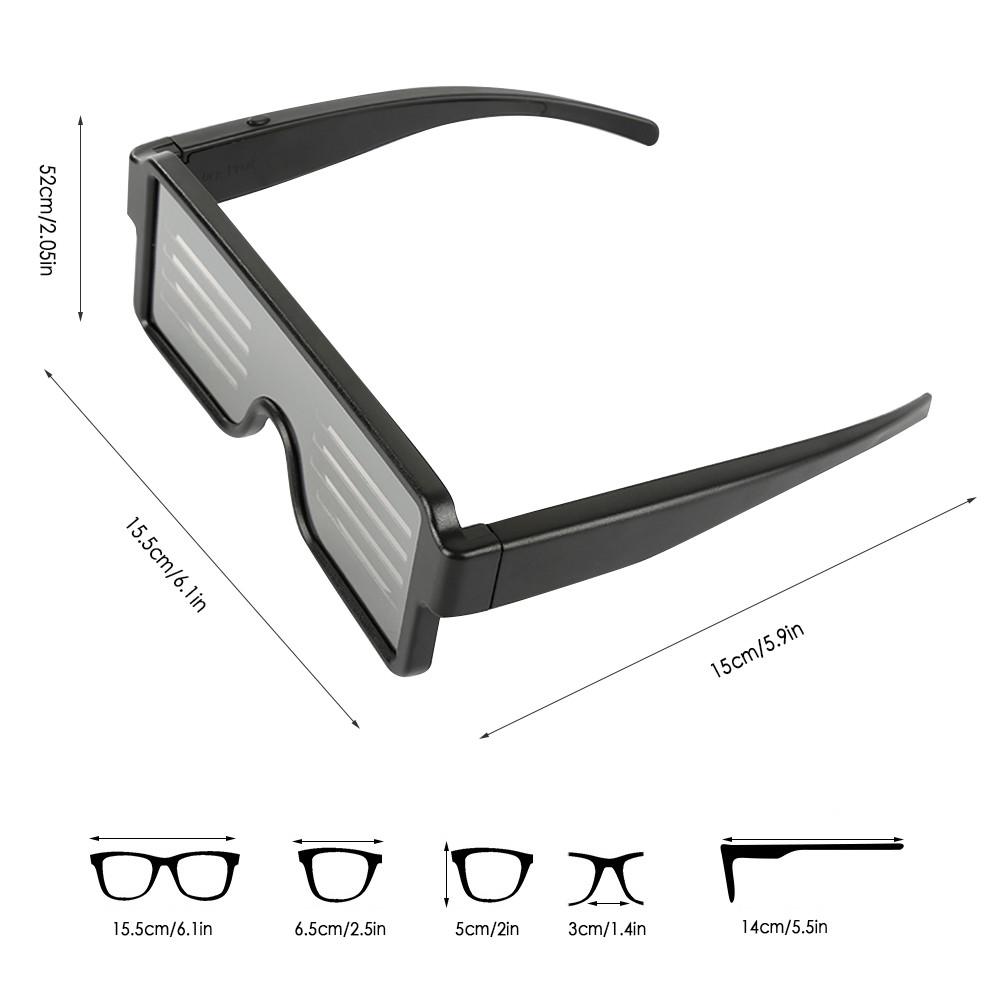 Окуляри світлодіодні з вбудованим акумулятором 8 режимів роботи Червоний (VA-1121090432) - фото 8 Окуляри світлодіодні з вбудованим акумулятором 8 режимів роботи Червоний (VA-1121090432) - фото 8