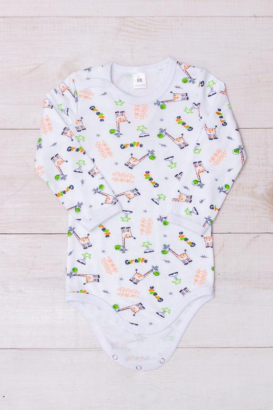 Боді ясельний для хлопчика Носи Своє з довгим рукавом 56 см Білий (5010-016-4-v1) Боді ясельний для хлопчика Носи Своє з довгим рукавом 56 см Білий (5010-016-4-v1)