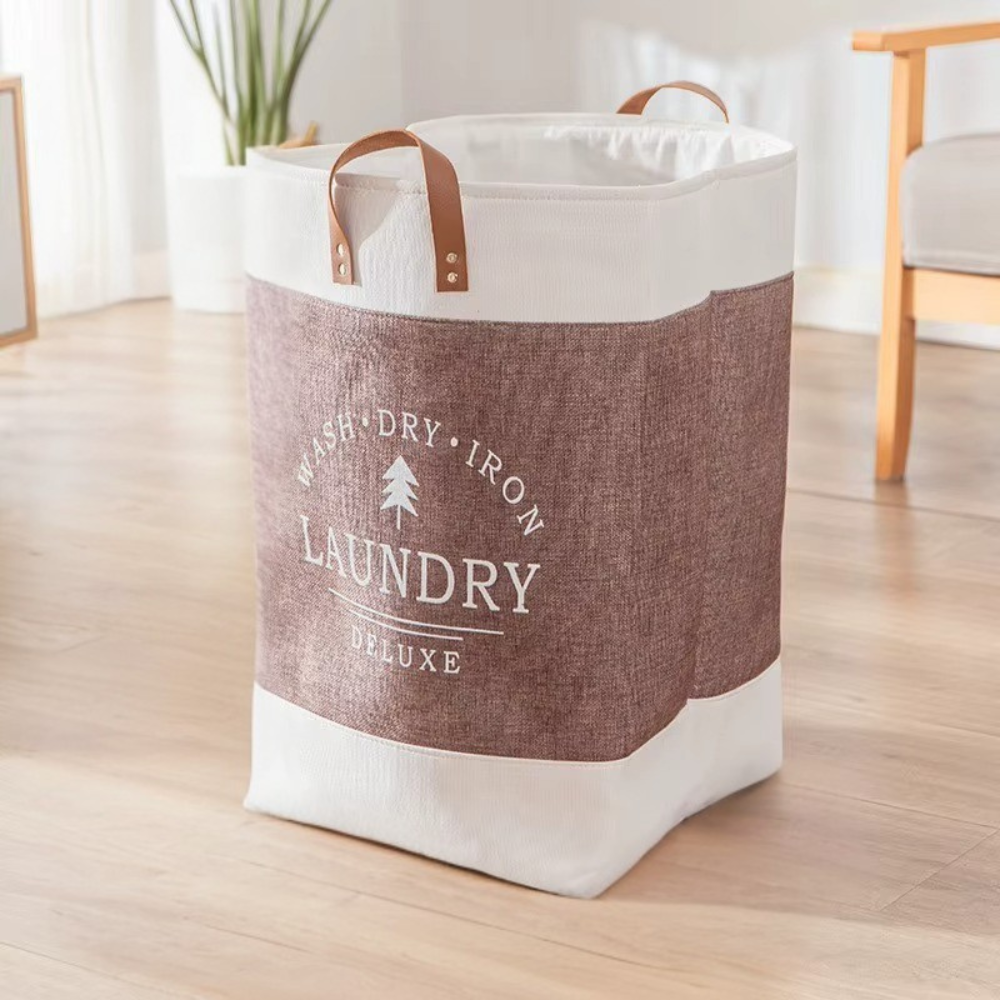 Сумка для білизни складана лляна з ручками 35х35х55 см (YS-1200) Сумка для білизни складана лляна з ручками 35х35х55 см (YS-1200)