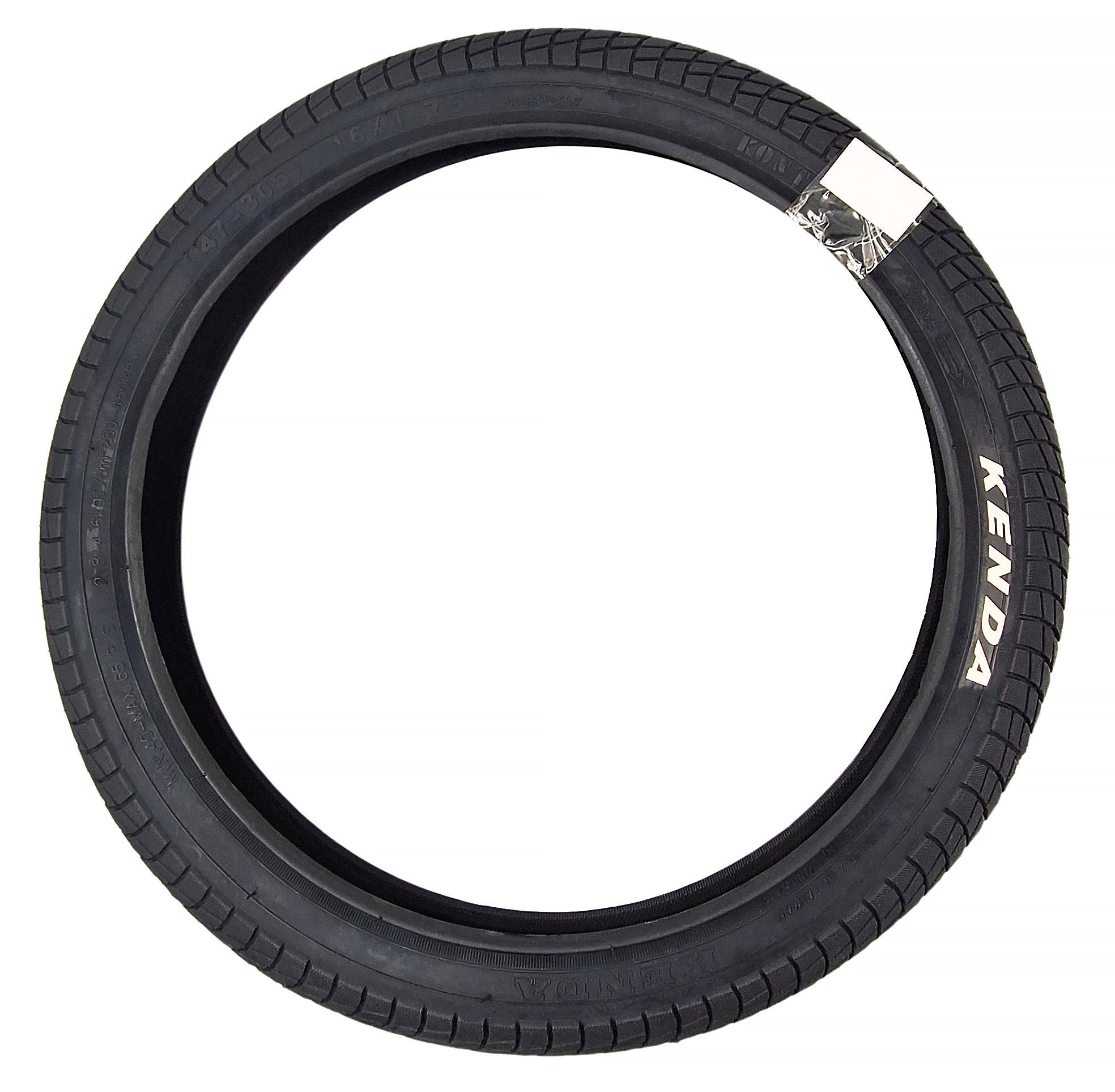 Покрышка для детского велосипеда KENDA K-841-017 полуслик 16x1,75" корд 30 TPI (47-305)