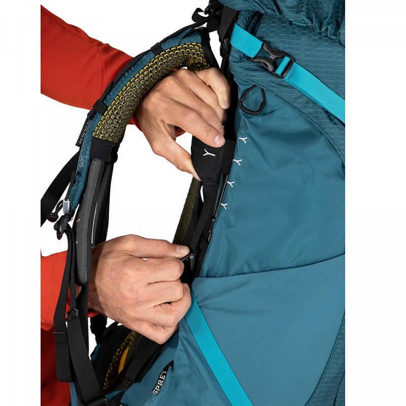 Рюкзак туристичний Osprey Atmos AG 65 л L/XL S22 Venturi Blue (009.2790) - фото 10