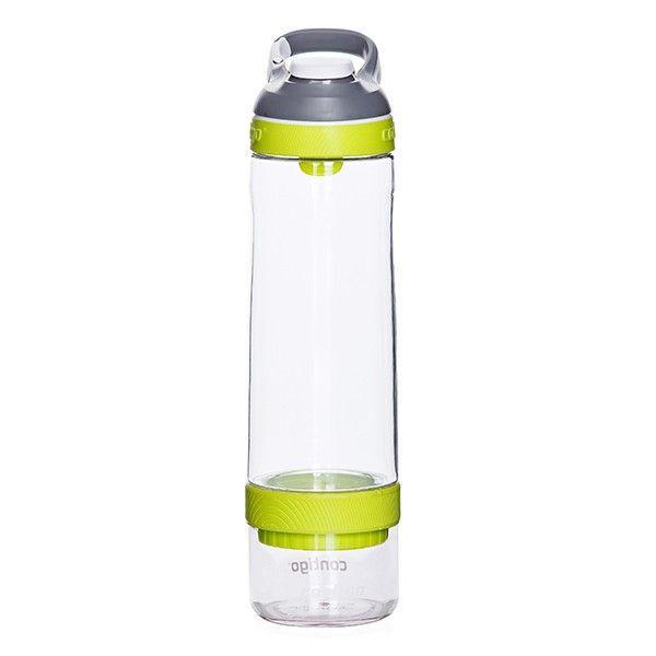 Спортивная бутылка Contigo Cortland Infuser 720 мл Прозрачный/Салатовый (2095015)