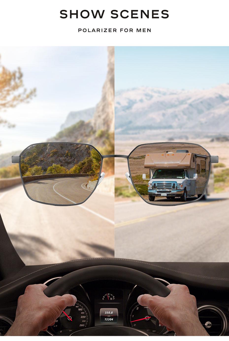 Солнцезащитные очки поляризованные Caponi BS24708 фотохромные Серый (22746) - фото 4 Солнцезащитные очки поляризованные Caponi BS24708 фотохромные Серый (22746) - фото 4