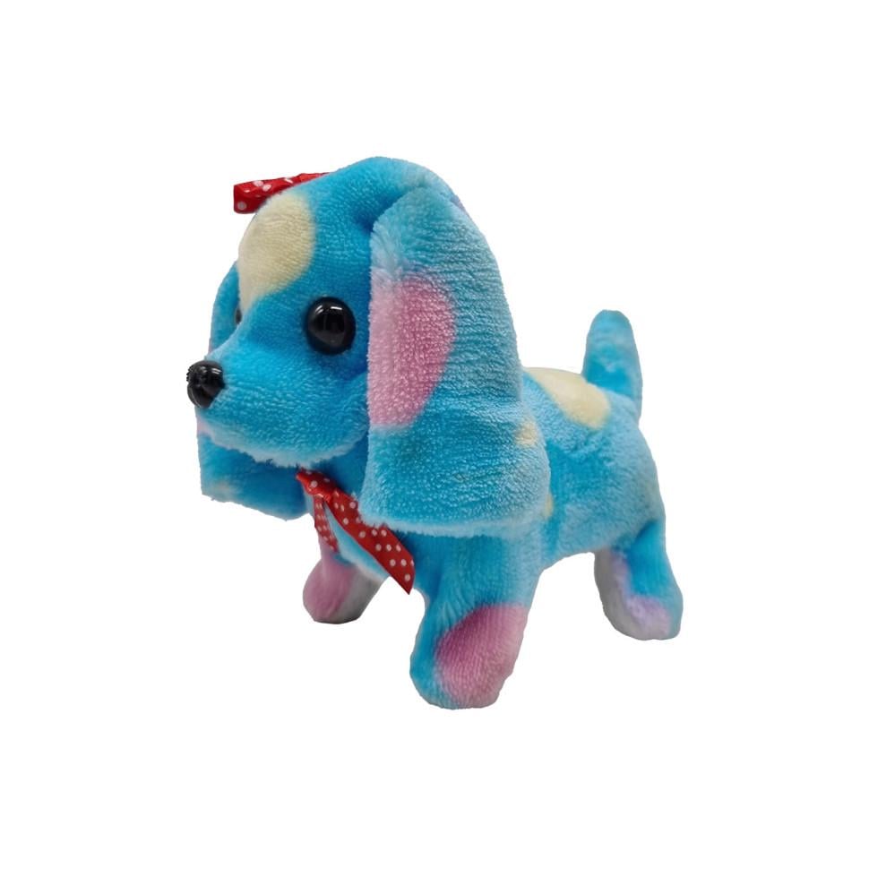 Интерактивная игрушка Bambi PRR74 Собачка ходит и лает Синий