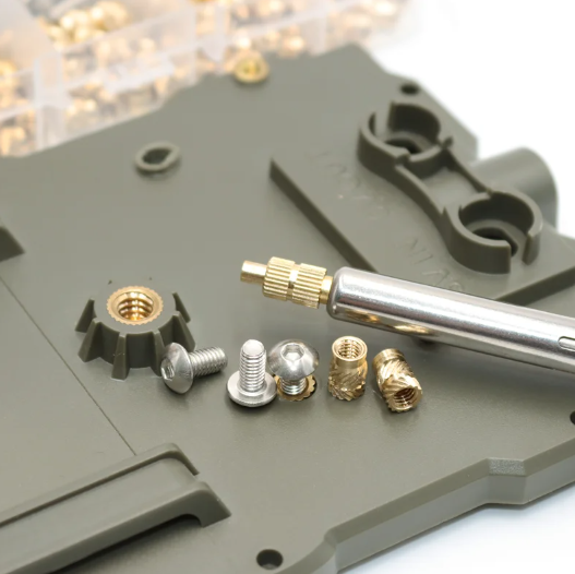 Комплект термогайки и винты для печати 3D PLA/ABS Spec М2,5 мм 600 шт. (SP-16625600) - фото 6