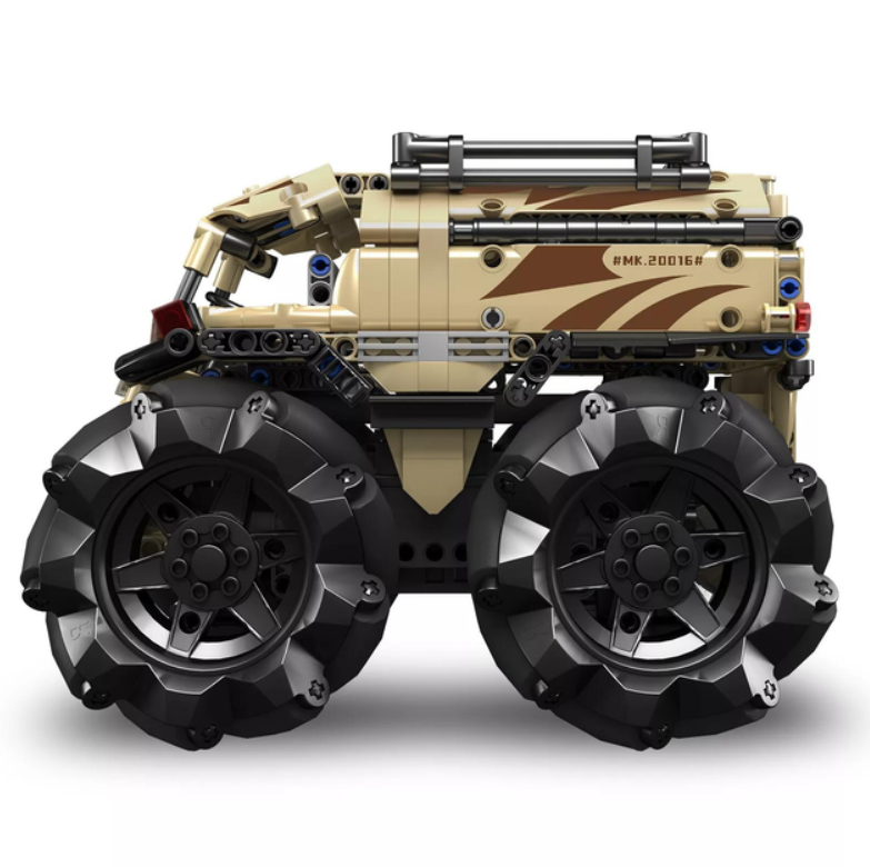 Конструктор-машина на радиоуправлении MOULD KING Mecanum внедорожник 617 дет. (20016) - фото 4 Конструктор-машина на радиоуправлении MOULD KING Mecanum внедорожник 617 дет. (20016) - фото 4
