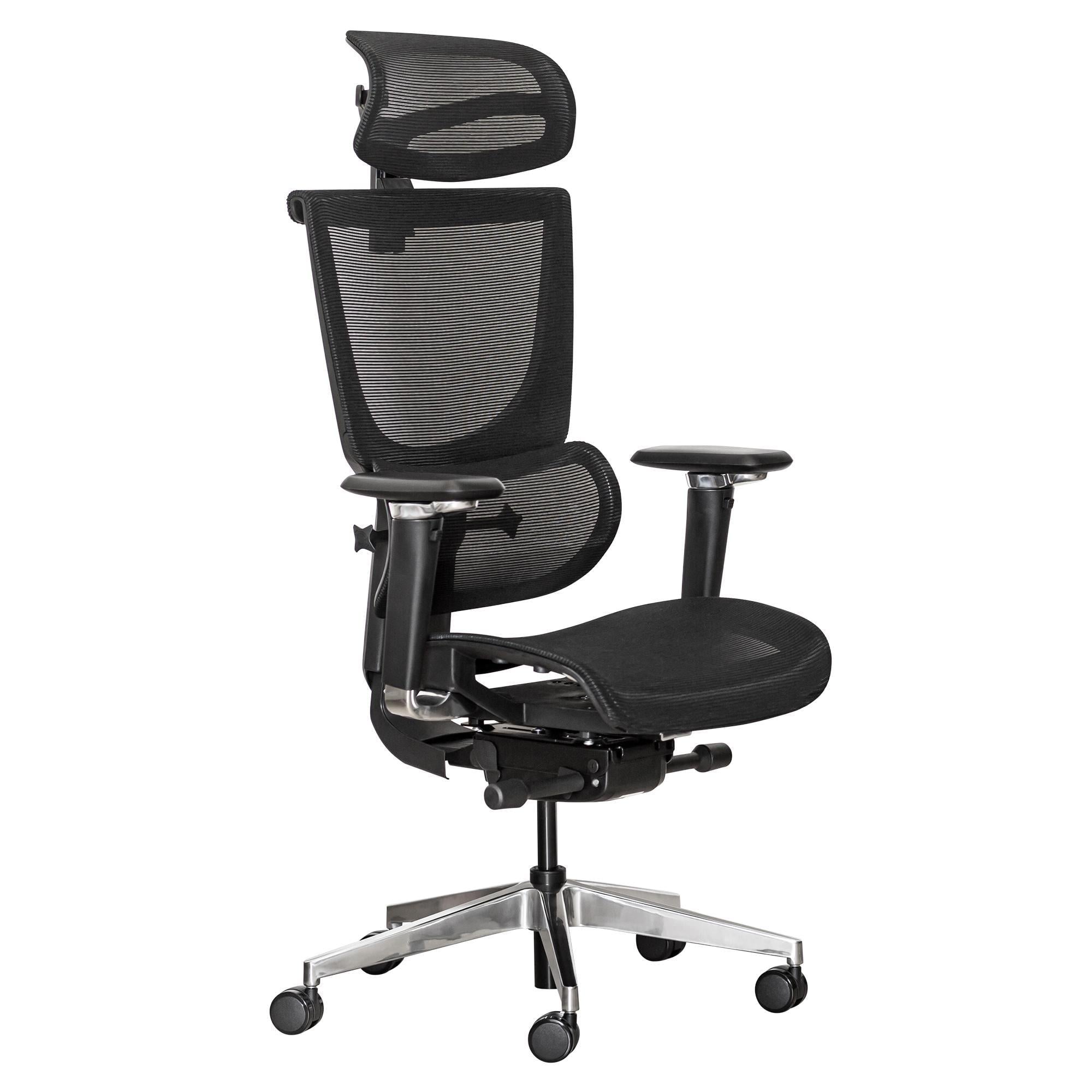 Крісло Mealux S8 Air cітка Black (HF-S8P M/B)